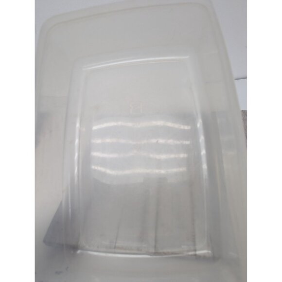 Vintage Rubbermaid Large 17 Cup #7 Rectangle Container Almond Lid B - Picture 8 of 8